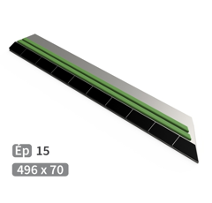 Mise de soc Droite à souder carbure et rechargement TOUTES MARQUES 496x70 mm adaptable