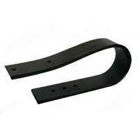 Ressort Siège Moto 1 Paire - 8.5x5cm, Acier, Pour Chopper Bobber, Noir Mat
