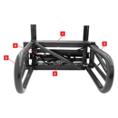 Pince à balles carrées Ø 2100 mm - CAM adaptable