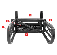 Pince à balles carrées Ø 2100 mm - CAM adaptable