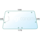 Vitre arrière pour JOHN DEERE 83932033 adaptable