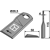 Couteau rotatif droit pour faucheuse KUHN K6804720 adaptable - Blacksteel©