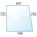 Vitre latérale G. pour machine agricole FENDT 275500210200 adaptable