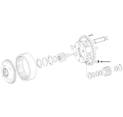 Bouchon pour tracteur CASE IH 01297974 adaptable