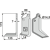Lame gauche 175 x 80 x 7 mm pour Fraise/Rotavator MASCHIO/GASPARDO 02108431 adaptable - Blacksteel©