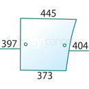 Vitre de porte D/G pour machine agricole JOHN DEERE L57909 adaptable