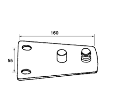 Porte couteau pour faucheuse CLAAS 0009474271 adaptable