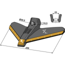 Gänsefußschar, Hartmetall beschichtet 101EXT1113 Lemken Nachbau