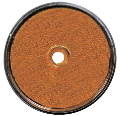 Catadioptre orange rond ∅ 60 mm adaptable