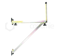 Bras de rétroviseur réversible pour machine agricole adaptable