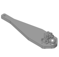 Tragplatte Kugel 80 New Holland 8070 Schwarz, 