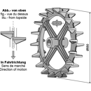 Nockenring Ø 550 x 135 mm – Nachbau  