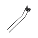 Dent de fenaison gris pour andaineur KUHN K8011670 adaptable - BlackSteel©