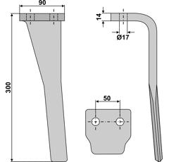 Kreiseleggenzinken - links RH71L RH  Pöttinger