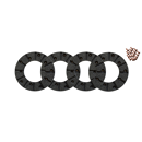 Garniture de frein pour tracteur JOHN DEERE L12268 adaptable