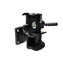 Flanschzugmaul automatisch,Flanschmaß 160x100 mm, Ø 31 mm Schwarz      