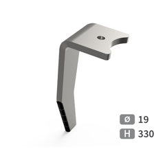 Dent de herse rotative Gauche plaquettes carbure avec rechargement fuyante AMAZONE 967496 adaptable