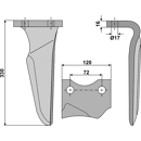 Kreiseleggenzinken - links RHNIE01L RH  Niemeyer
