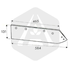 Reja con punta HAMM izquierda 1867674 adaptable