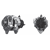 Lichtmaschine IA 9017 / 14V 90A Mahle-Iskra-Letrika  