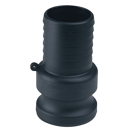 Raccord rapide à cames adaptateur mâle cannelé adaptable