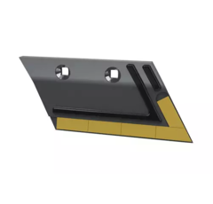 Soc de rasette droit pour charrue KVERNELAND 056873R adaptable carbure