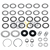 Kit embrayage complet pour téléscopique MANITOU 705892 adaptable