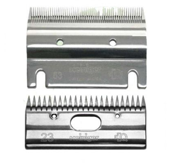 Jeu de peignes usage vétérinaire 53 et 23 dents pour tondeuse HEINIGER
