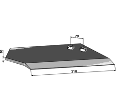 Aileron droite 966.50.030.0 adaptable - BlackSteel©