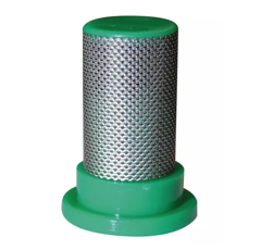 Filtre de buse Cylindrique 100 Mesh vert avec anti-goutte à ressort