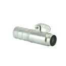 Raccord cannelé Ø 102 mm galva AL-FA mâle