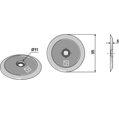 Futtermischwagenmesser VAN LENGERICH 67598 Nachbau