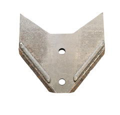 Aileron de déchaumeur avec plaquettes carbure AMAZONE 6331010 adaptable