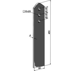 Verschleißteil 80X8X450 Kockerling - 905238 - Nachbau