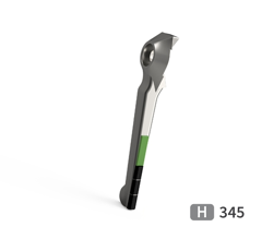 Dent de herse rotative Gauche plaquettes carbure, fixation latérale LELY 116000111 adaptable