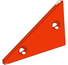 Anlagenspitze - rechts / links 024013M Niemeyer by Muzzi Industrie