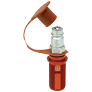 Poignée positive KENNFIXX M22 x 1,5 mm pour coupleur - orange adaptable