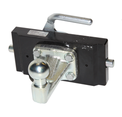 Kugeleinsatz Kugel 50,W= 245 S30, Schwarz, Scharmüller