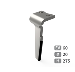 Dent de herse rotative Gauche plaquettes carbure HOWARD 185598V adaptable