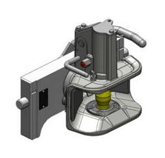 Zugmaul automatisch,W= 310 S38, Ø 38 mm Bolzen, CH-I,     