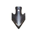 Aileron avec plaquettes carbure pour bineuse CARRÉ adaptable