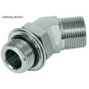 Winkeleinschraubverschraubung BSP-Gew.45° WEBSP383845  3/8"