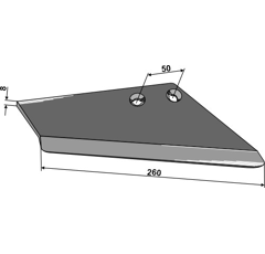 Aileron droite S 004 102 adaptable - BlackSteel©