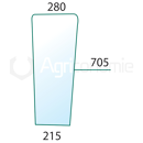 Pare-brise G pour machine agricole CASE IH 1-34-571-603 adaptable