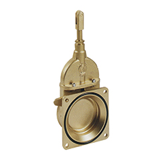 Vanne 1 bride pour lisier 1 6'' pour tonne à lisier adaptable