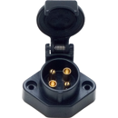 Prise femelle 4 plots en plastique pour JAEGER ERICH adaptable