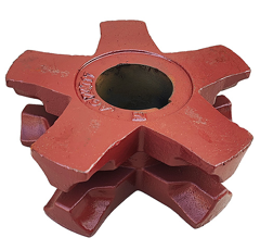 Pignon à chaîne  Ø 195 mm pour épandeur TEBBE NW140561 adaptable