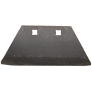 Soc de rasette réversible pour charrue BONNEL 20000702 adaptable