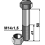 Tornillo M14x1,5 x 50 para trituradora  adaptable - Blacksteel©