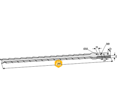 Futtermischwagenmesser STRAUTMANN 13.02.18 Nachbau